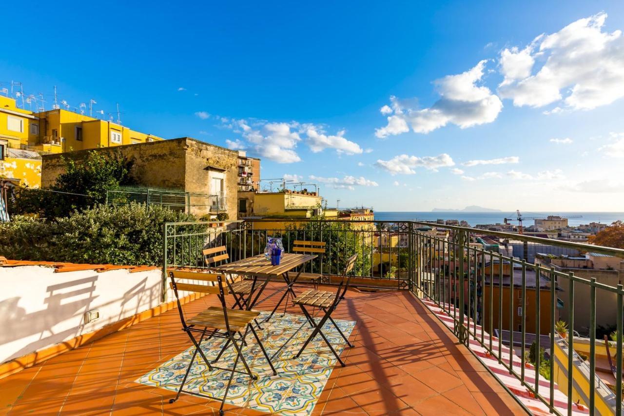 Villa Paola - Hidden Panoramic Garden And Terraces By Napoliapartments Dış mekan fotoğraf