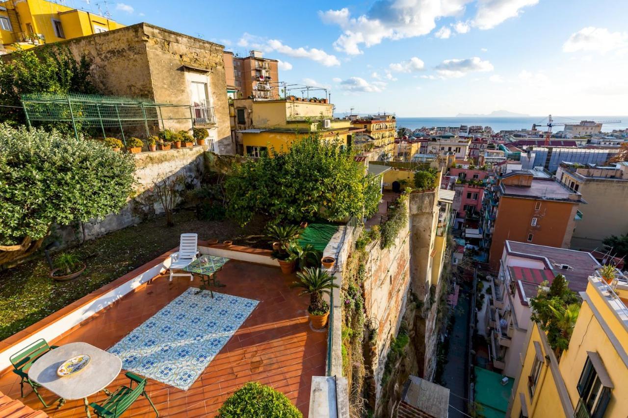 Villa Paola - Hidden Panoramic Garden And Terraces By Napoliapartments Dış mekan fotoğraf