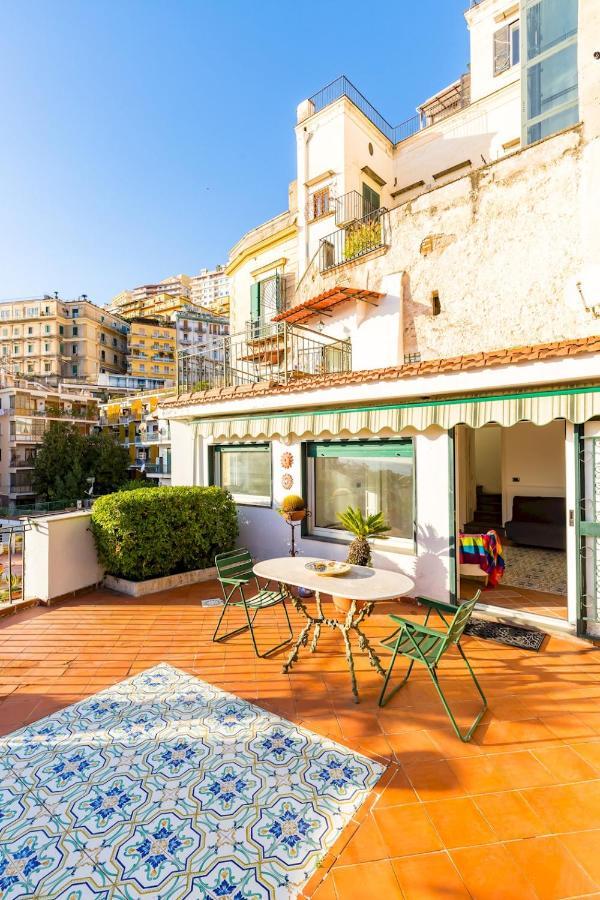 Villa Paola - Hidden Panoramic Garden And Terraces By Napoliapartments Dış mekan fotoğraf