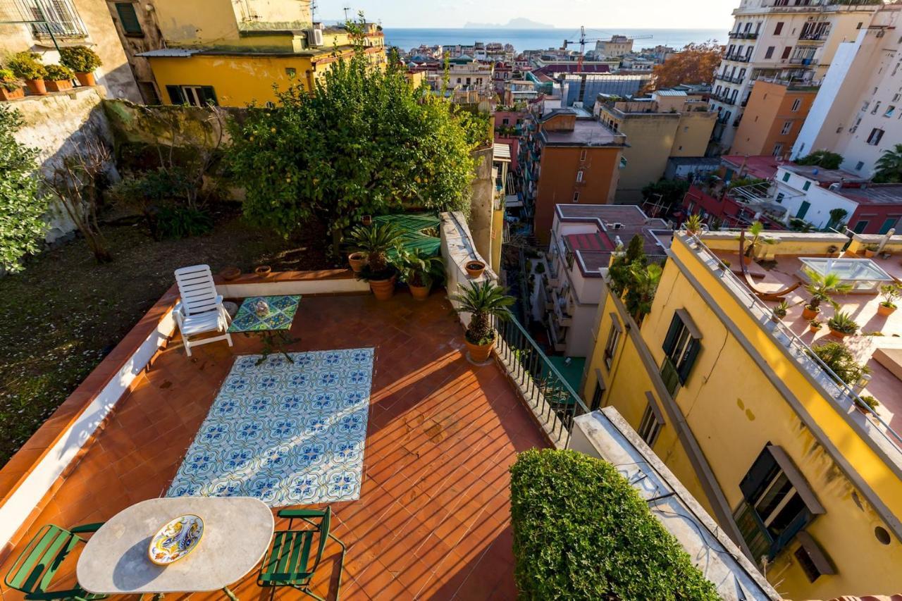 Villa Paola - Hidden Panoramic Garden And Terraces By Napoliapartments Dış mekan fotoğraf