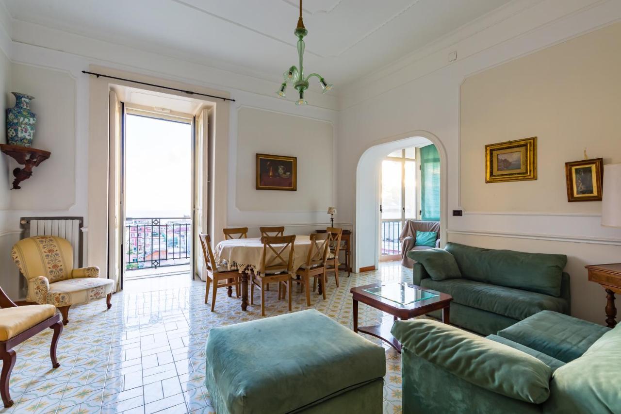 Villa Paola - Hidden Panoramic Garden And Terraces By Napoliapartments Dış mekan fotoğraf